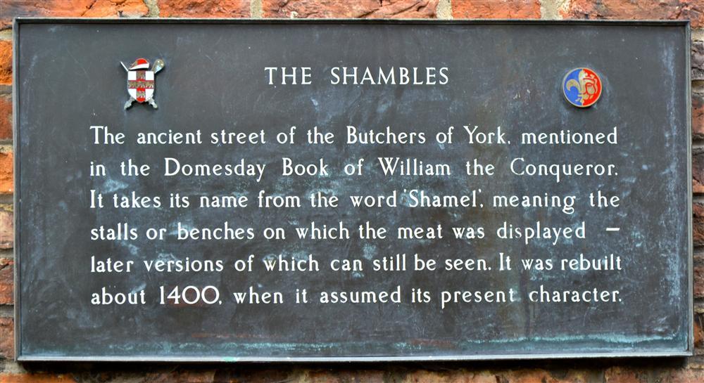 shambles-plaque